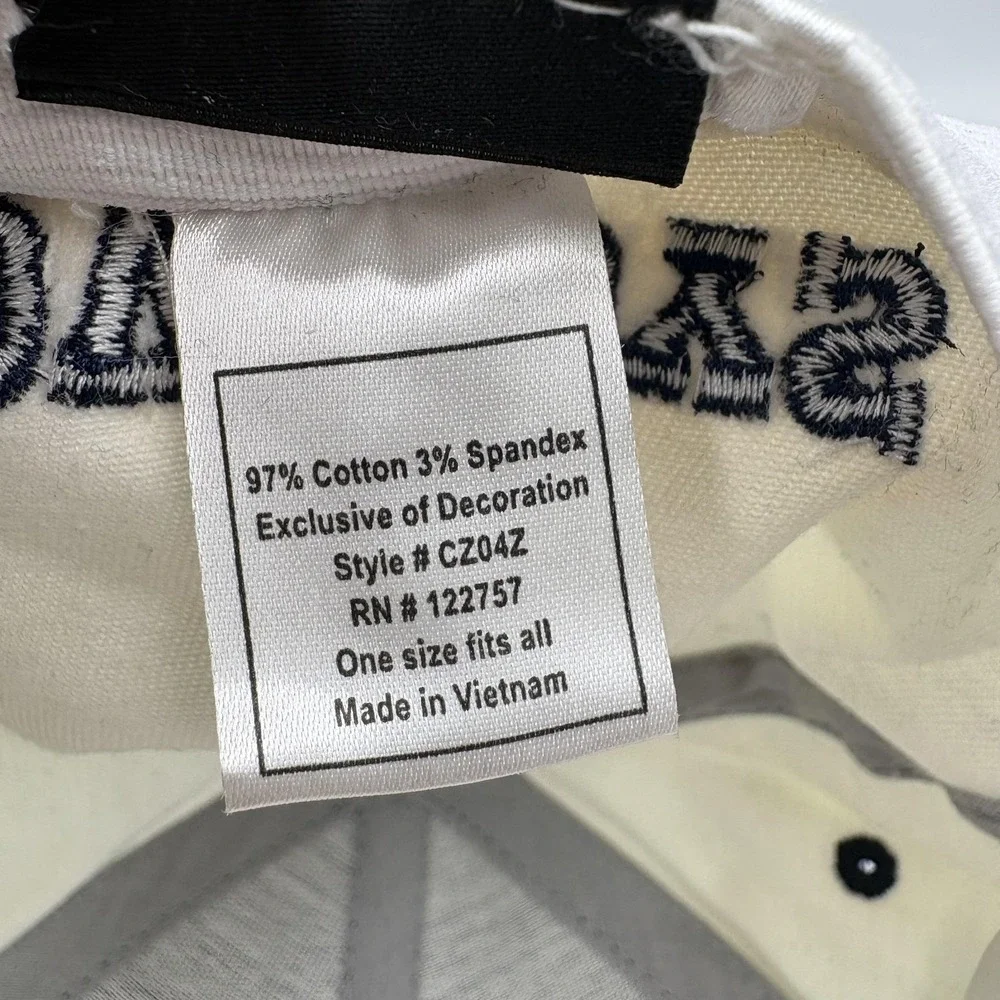 Dallas Cowboys Hat Cap Fitted Mens One Size Blue Gray White NFL Football Stretch